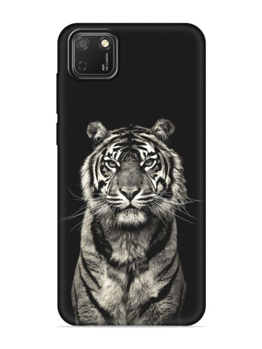 Tiger Art Embossed Soft Silicone Case for Honor 9S