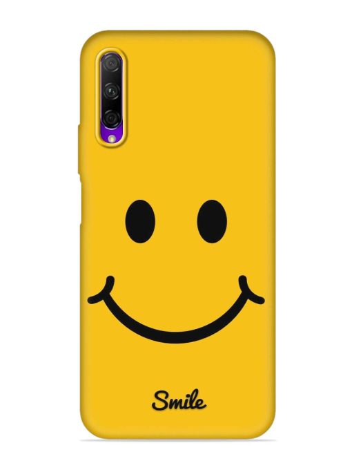 Yellow Smiley Embossed Soft Silicone Case for Honor 9X Pro Zapvi