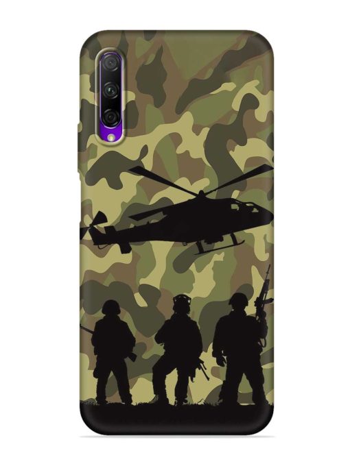 Army Heros Embossed Soft Silicone Case for Honor 9X Pro Zapvi