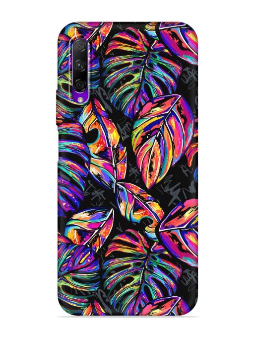 Tropical Seamless Vector Embossed Soft Silicone Case for Honor 9X Pro Zapvi