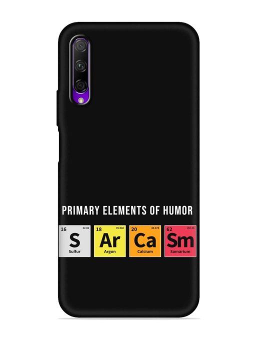 Primary Elements Humor Embossed Soft Silicone Case for Honor 9X Pro Zapvi