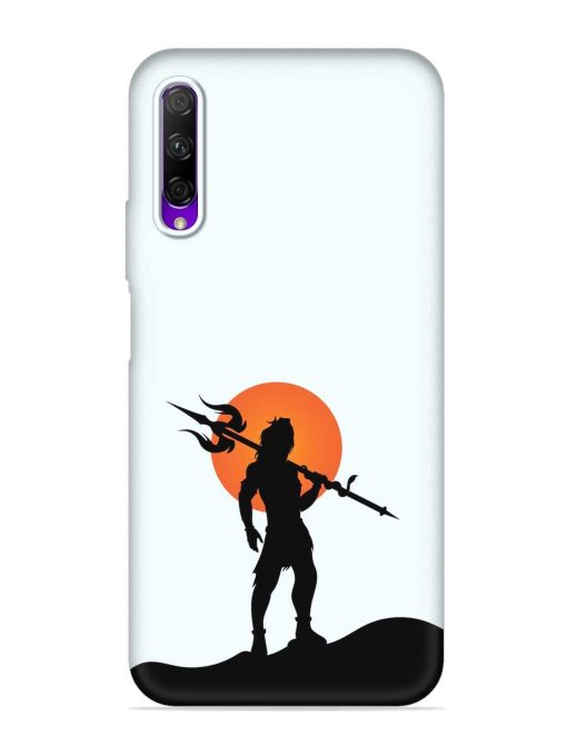 Lord Mahadev Trendy Embossed Soft Silicone Case for Honor 9X Pro Zapvi