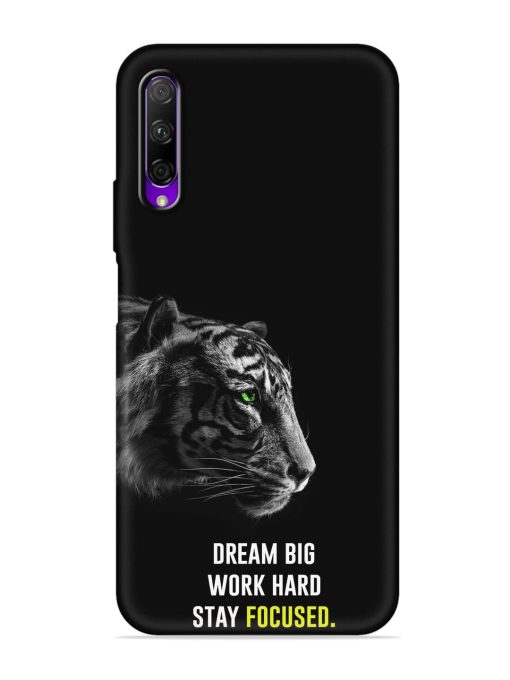 Dream Big Work Hard Embossed Soft Silicone Case for Honor 9X Pro Zapvi