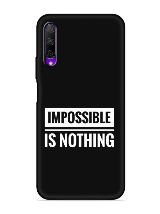 Impossible Is Nothing Embossed Soft Silicone Case for Honor 9X Pro Zapvi