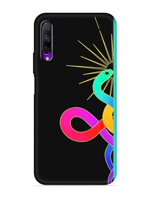 Art Geometric Abstraction Embossed Soft Silicone Case for Honor 9X Pro Zapvi