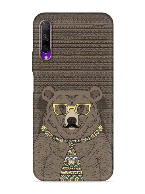 Grizzly Bear Embossed Soft Silicone Case for Honor 9X Pro Zapvi