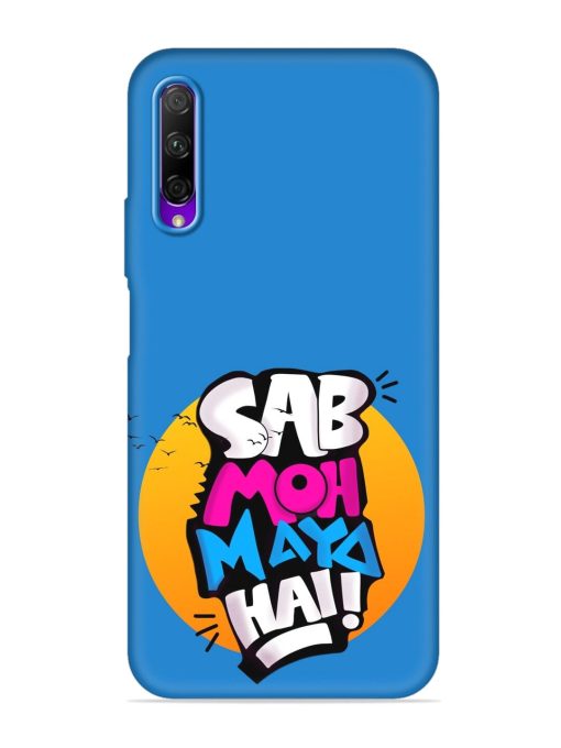 Sab Moh Moya Embossed Soft Silicone Case for Honor 9X Pro Zapvi