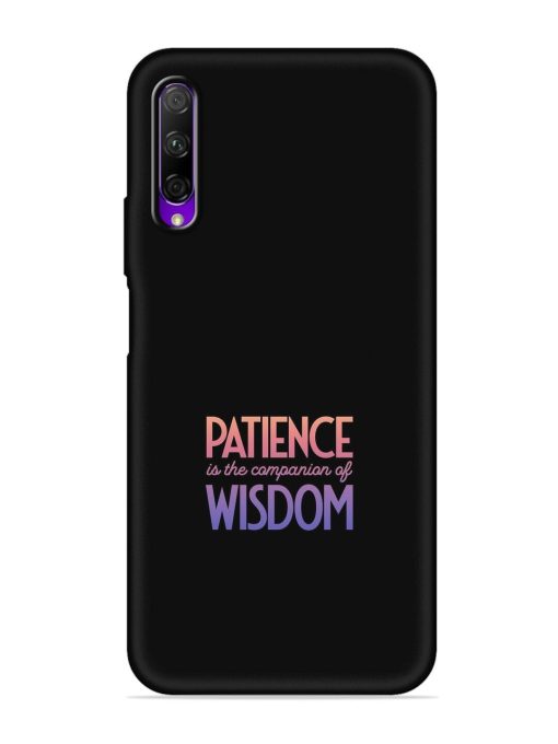 Patience Is The Embossed Soft Silicone Case for Honor 9X Pro Zapvi