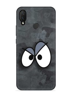 Big Eyes Night Mode Embossed Soft Silicone Case for Honor Nova 3I
