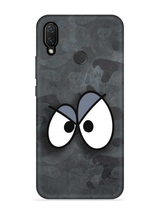 Big Eyes Night Mode Embossed Soft Silicone Case for Honor Nova 3I Zapvi