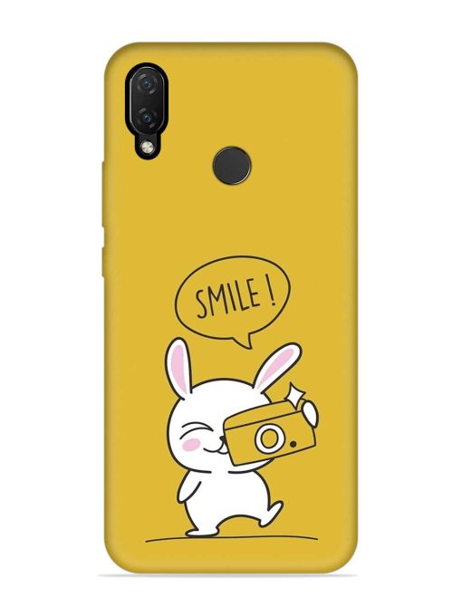 Hey Smile Please Embossed Soft Silicone Case for Honor Nova 3I Zapvi