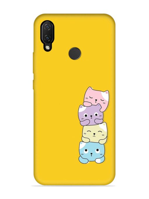 Cartoon Anime Embossed Soft Silicone Case for Honor Nova 3I Zapvi