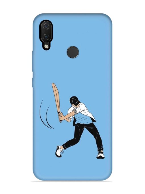 Cricket Gully Boy Embossed Soft Silicone Case for Honor Nova 3I Zapvi