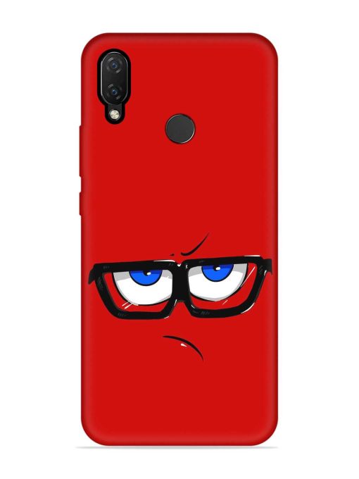 Rad Angry Face Embossed Soft Silicone Case for Honor Nova 3I Zapvi