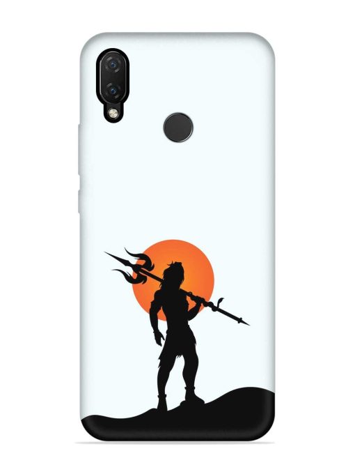 Lord Mahadev Trendy Embossed Soft Silicone Case for Honor Nova 3I