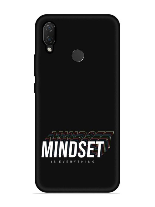 Mindset Everything Slogan Embossed Soft Silicone Case for Honor Nova 3I