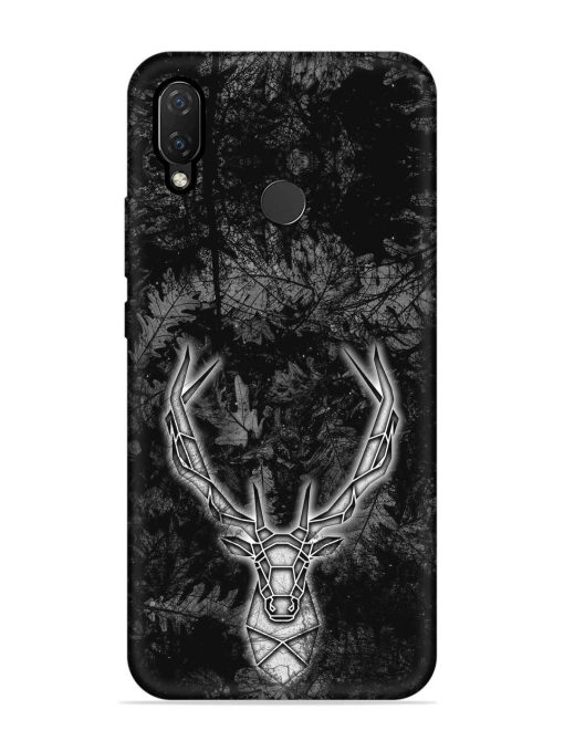 Ancient Deer Embossed Soft Silicone Case for Honor Nova 3I Zapvi