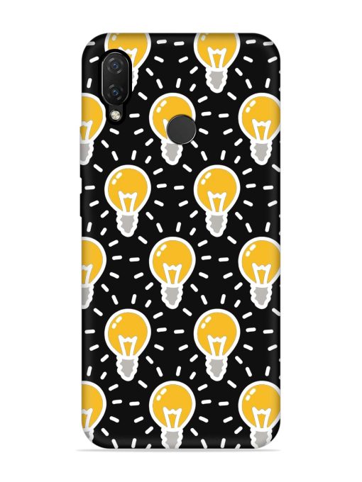 Light Bulb Seamless Embossed Soft Silicone Case for Honor Nova 3I