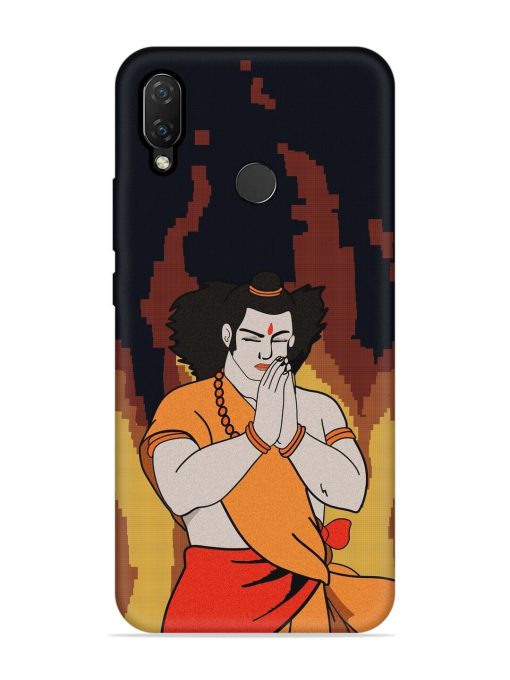 Shree Ram Vector Embossed Soft Silicone Case for Honor Nova 3I