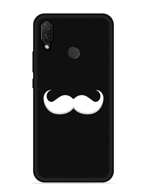 Mustache Vector Embossed Soft Silicone Case for Honor Nova 3I Zapvi