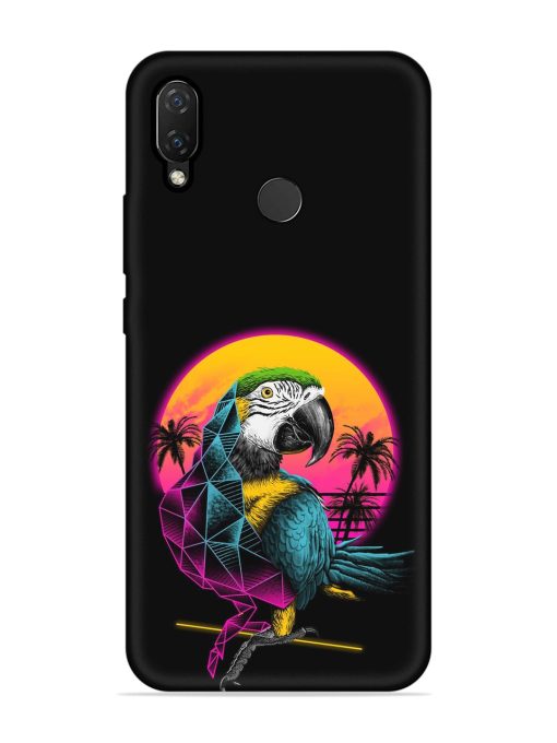 Rad Parrot Embossed Soft Silicone Case for Honor Nova 3I