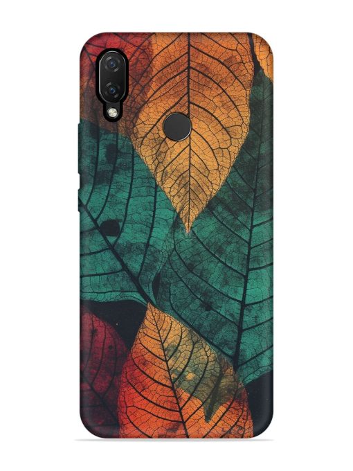 Leaves Artwork Embossed Soft Silicone Case for Honor Nova 3I