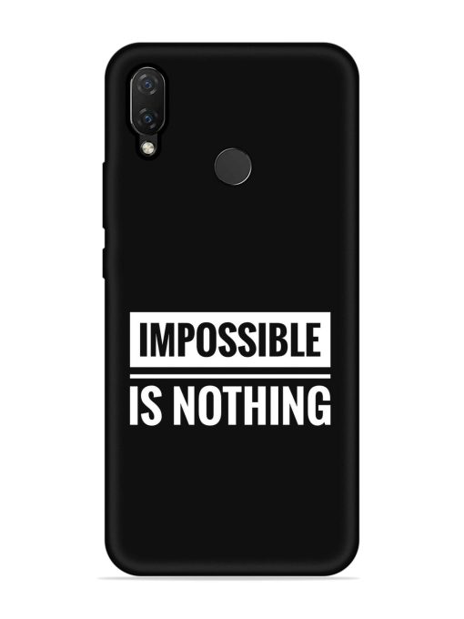 Impossible Is Nothing Embossed Soft Silicone Case for Honor Nova 3I