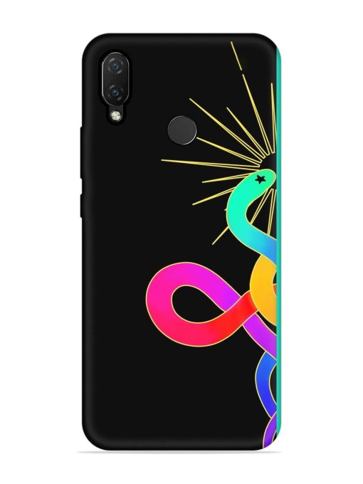 Art Geometric Abstraction Embossed Soft Silicone Case for Honor Nova 3I Zapvi