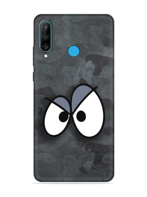 Big Eyes Night Mode Embossed Soft Silicone Case for Honor P30 Lite Zapvi