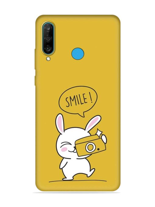 Hey Smile Please Embossed Soft Silicone Case for Honor P30 Lite Zapvi