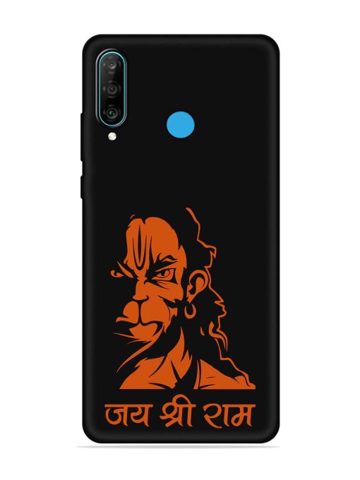 Angry Hanuman Embossed Soft Silicone Case for Honor P30 Lite Zapvi