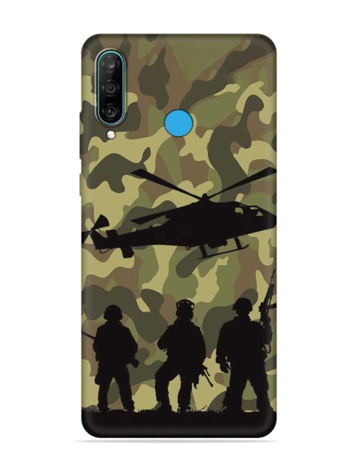 Army Heros Embossed Soft Silicone Case for Honor P30 Lite Zapvi