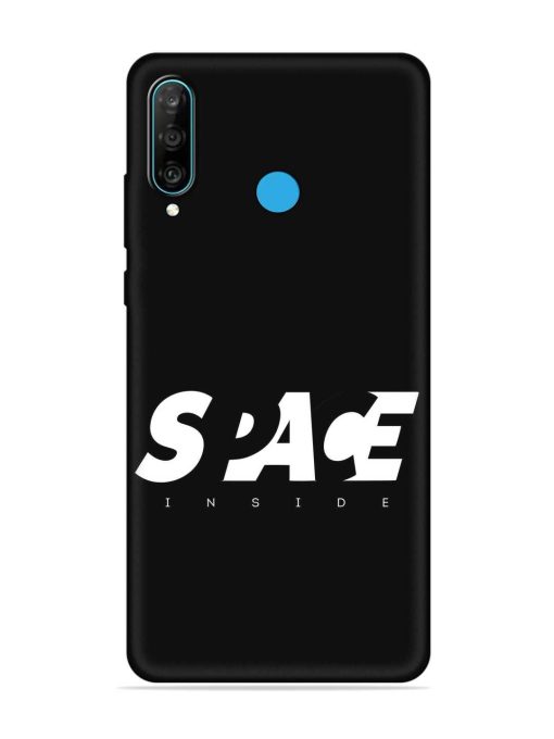 Space Typography Art Embossed Soft Silicone Case for Honor P30 Lite Zapvi