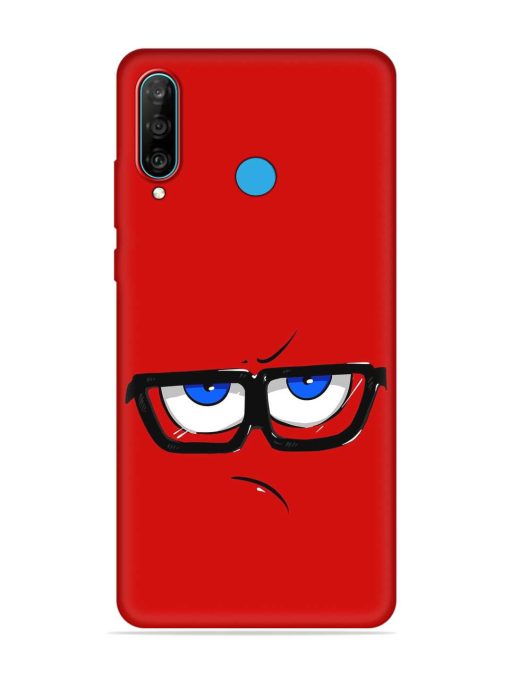 Rad Angry Face Embossed Soft Silicone Case for Honor P30 Lite Zapvi