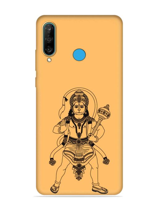 Indian God Hanuman Embossed Soft Silicone Case for Honor P30 Lite