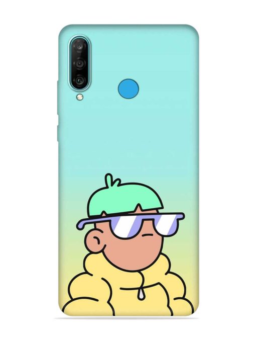 Doodles Cool Character Embossed Soft Silicone Case for Honor P30 Lite Zapvi