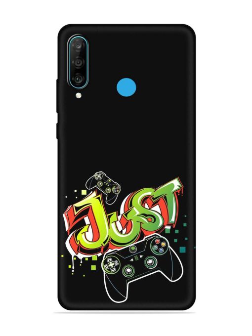 Graffiti Gamepad Illustration Embossed Soft Silicone Case for Honor P30 Lite Zapvi