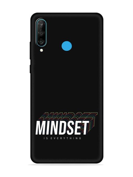 Mindset Everything Slogan Embossed Soft Silicone Case for Honor P30 Lite Zapvi