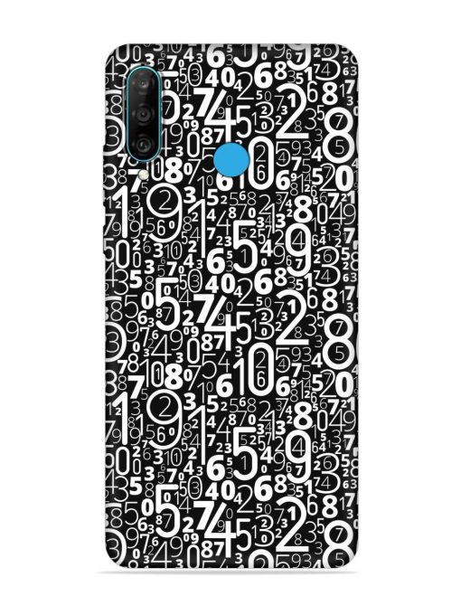 Many Numbers Different Embossed Soft Silicone Case for Honor P30 Lite Zapvi