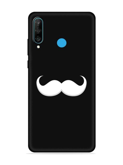 Mustache Vector Embossed Soft Silicone Case for Honor P30 Lite Zapvi