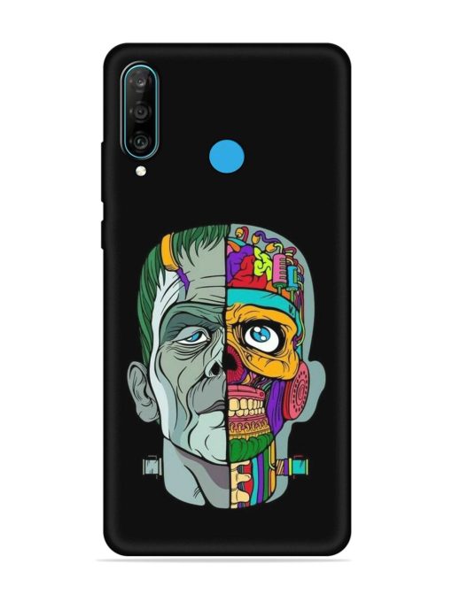 Men Vs Skull Embossed Soft Silicone Case for Honor P30 Lite Zapvi