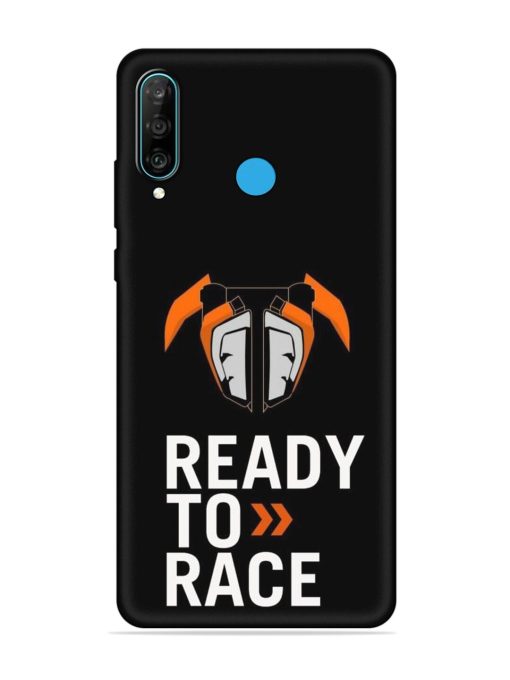 Ready To Race Embossed Soft Silicone Case for Honor P30 Lite Zapvi