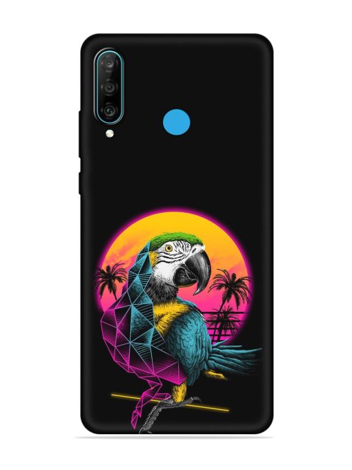 Rad Parrot Embossed Soft Silicone Case for Honor P30 Lite Zapvi