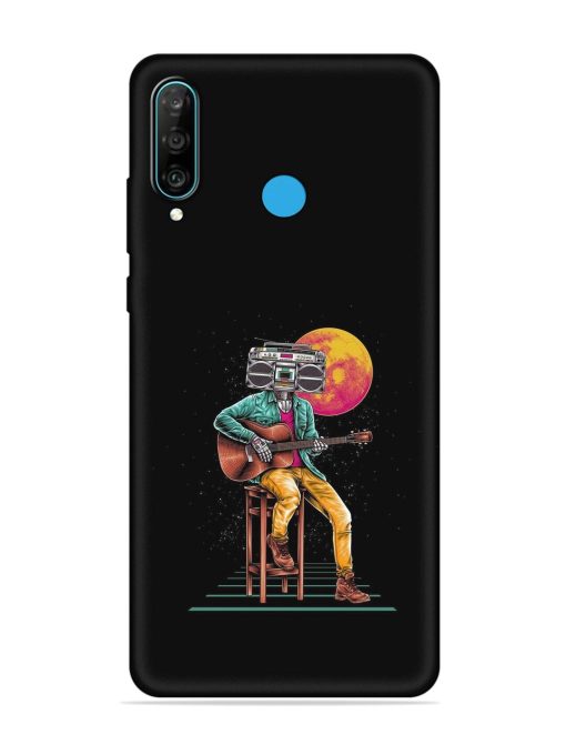 Minimalist Music Embossed Soft Silicone Case for Honor P30 Lite