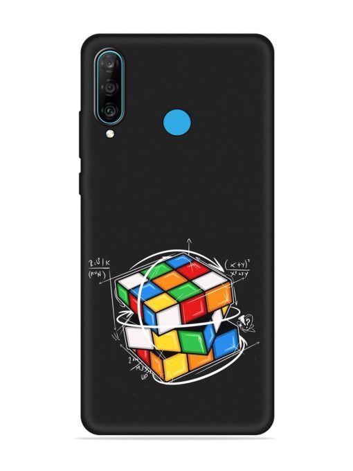 Cubik Vector Embossed Soft Silicone Case for Honor P30 Lite Zapvi