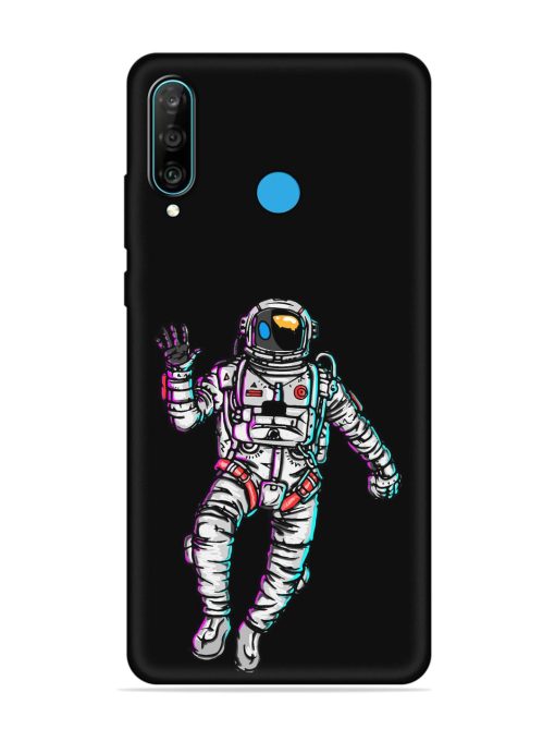 Spaceman Embossed Soft Silicone Case for Honor P30 Lite Zapvi