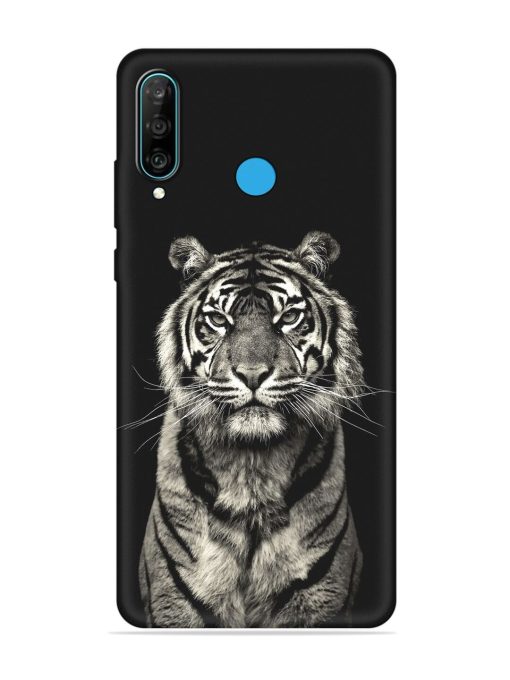 Tiger Art Embossed Soft Silicone Case for Honor P30 Lite Zapvi