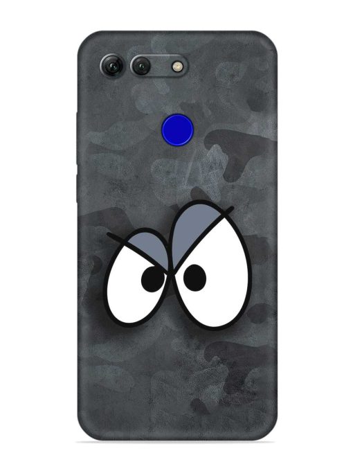 Big Eyes Night Mode Embossed Soft Silicone Case for Honor View 20 Zapvi