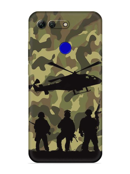 Army Heros Embossed Soft Silicone Case for Honor View 20 Zapvi