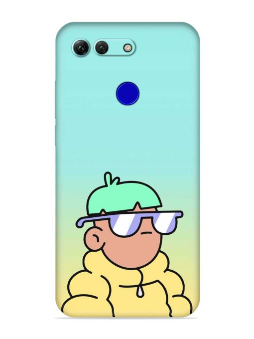 Doodles Cool Character Embossed Soft Silicone Case for Honor View 20 Zapvi